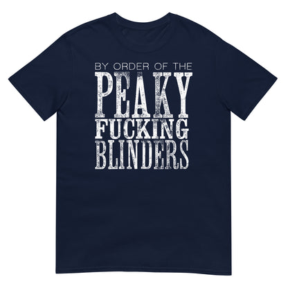 camiseta by order of the peaky fucking blinders azul marino