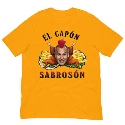 camiseta el capon sabroson parrales la que se avecina amarillo mostaza