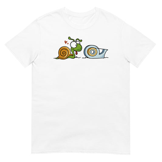 camiseta caracol celo amor blanca