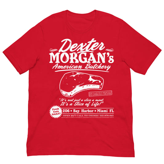 camiseta dexter morgan carniceria americana roja