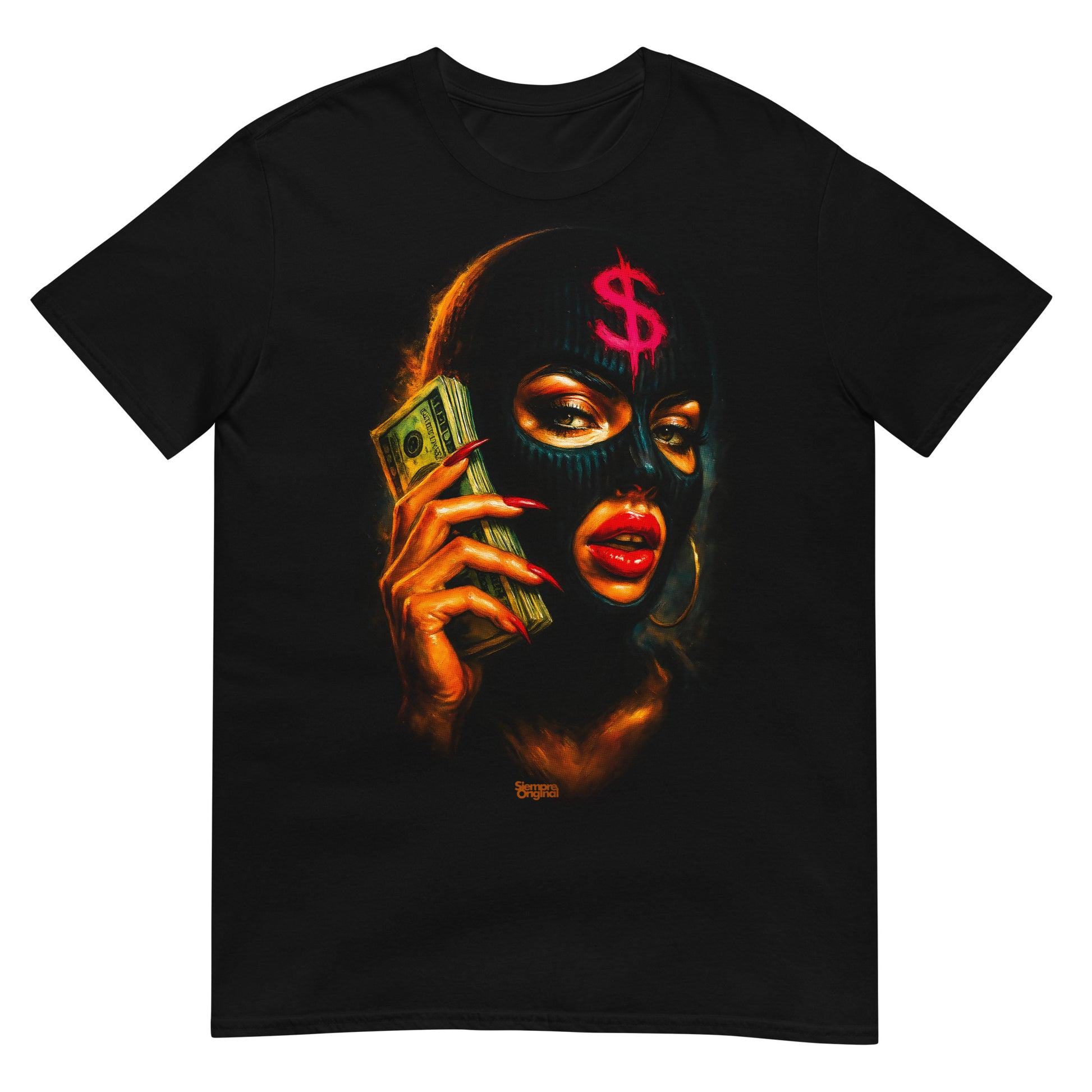 camiseta cash call dinero negra