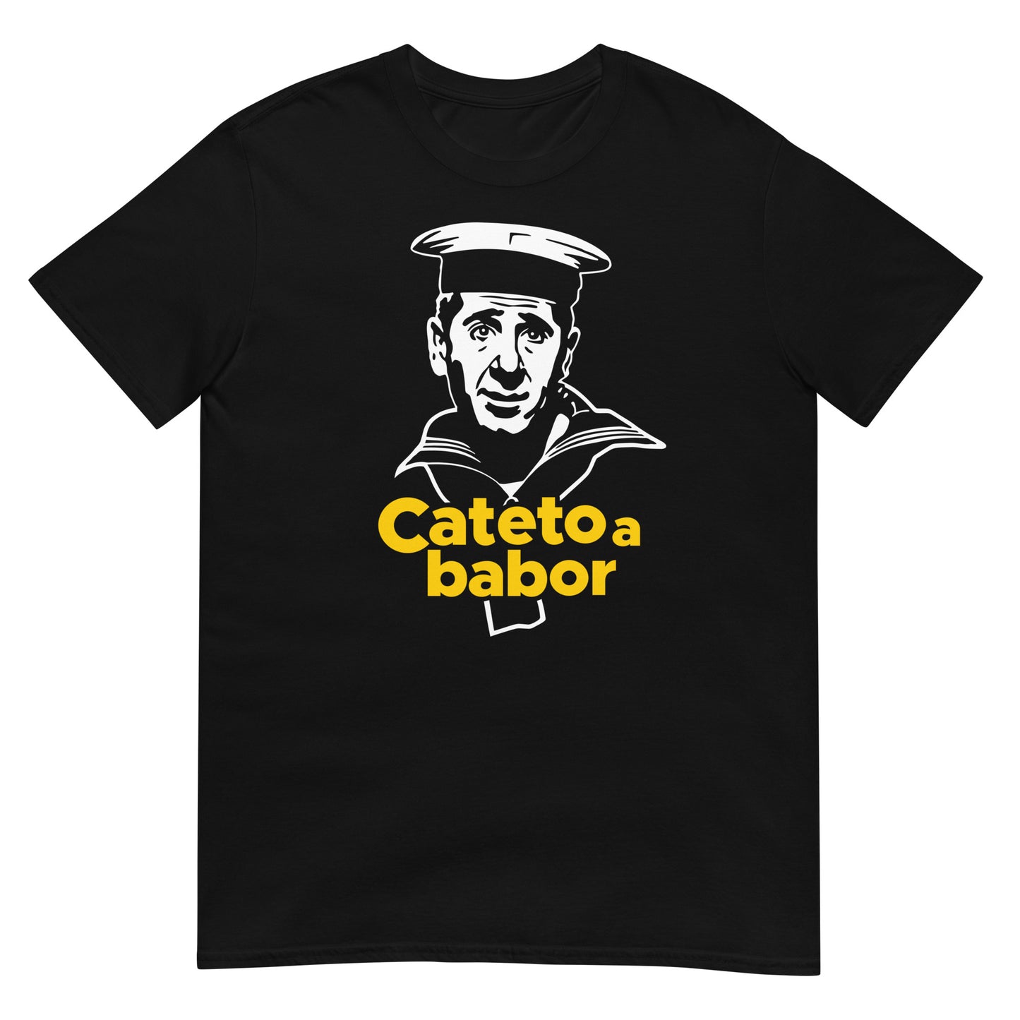 camiseta cateto a babor alfredo landa negra