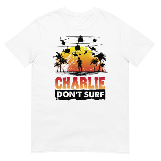 camiseta apocalypse now charlie dont surf blanca