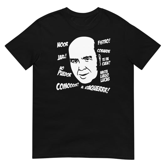 camiseta chiquito de la calzada en color negro