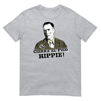 camiseta cierra el pico hippie heartbreak ridge gris
