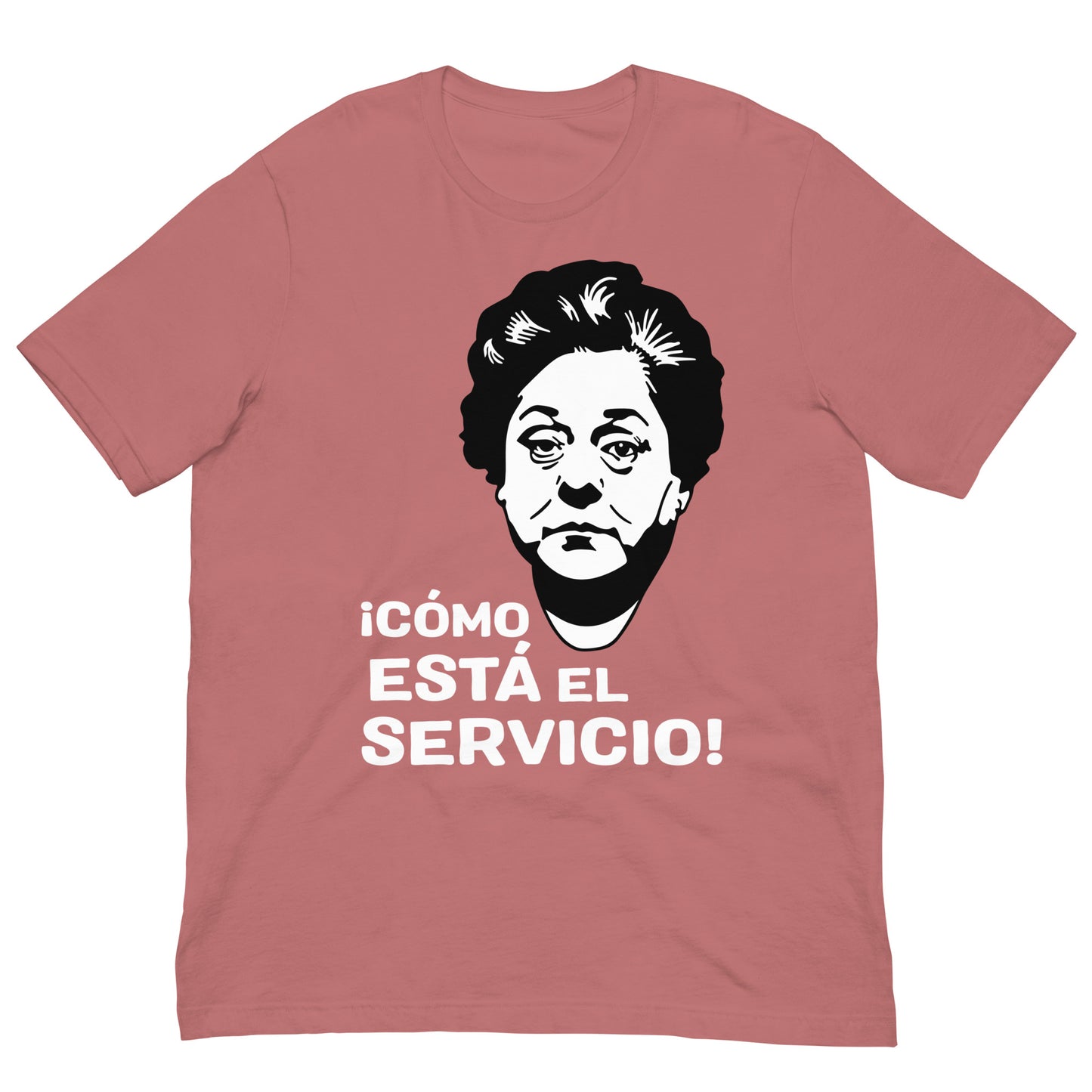 camiseta como esta el servicio malva