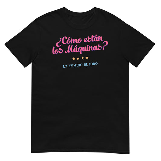 camiseta como estan los maquinas dabid bisbal negra