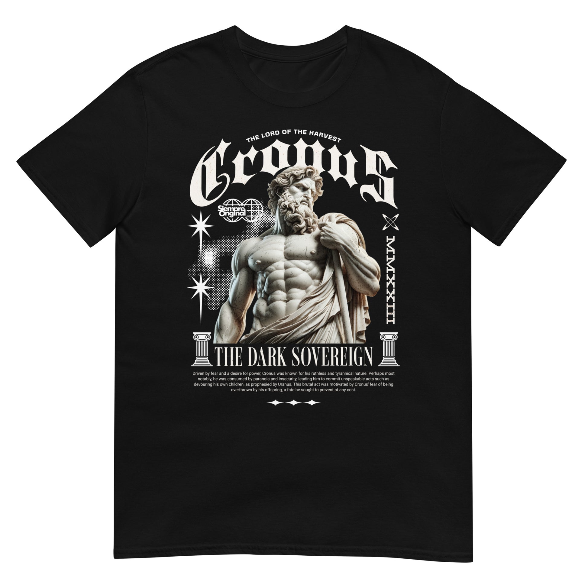 camiseta cronus cronos siempre original urban en color negro