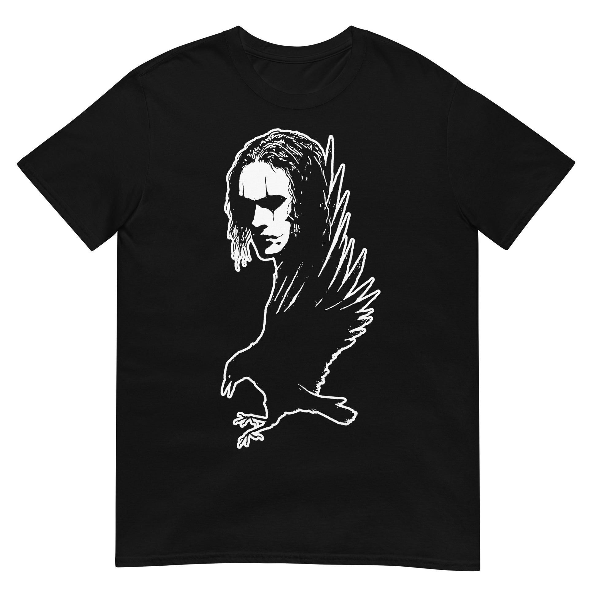 camiseta el cuervo negra