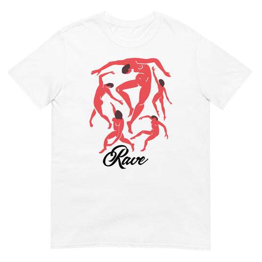 camiseta la danza rave matisse arte moderno blanca