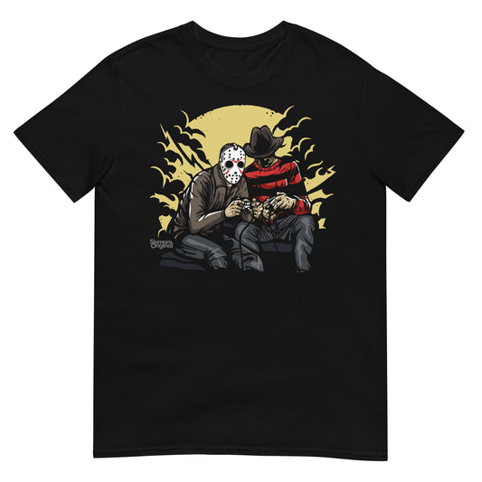 camiseta dark gamers freddy krueger jason voorhees siempre original urban en color negro