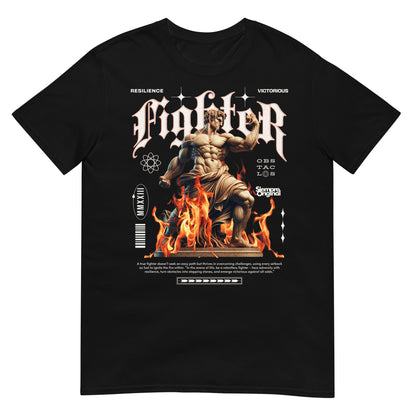 camiseta dios fighter negra
