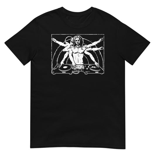 camiseta dj vitruvio vitruvian deejay en color negro