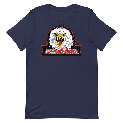 camiseta dojo aguila karate retro azul marino