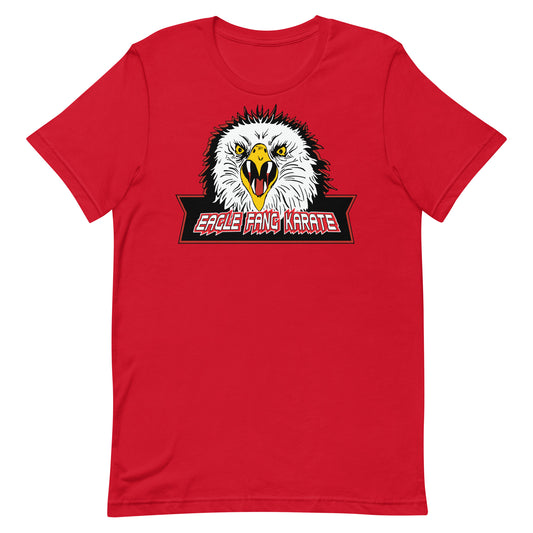 camiseta colmillo de aguila eagle fang karate roja