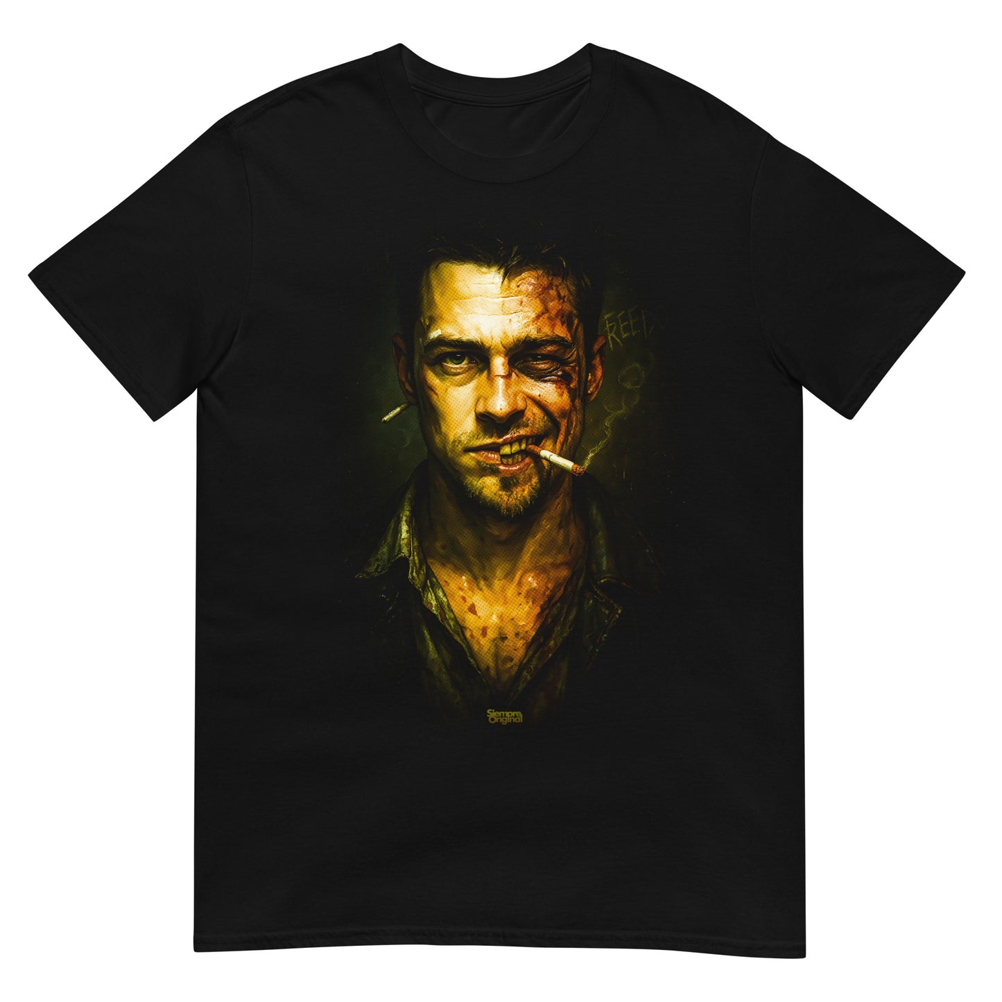 camiseta tyler durden el clud de la lucha negra