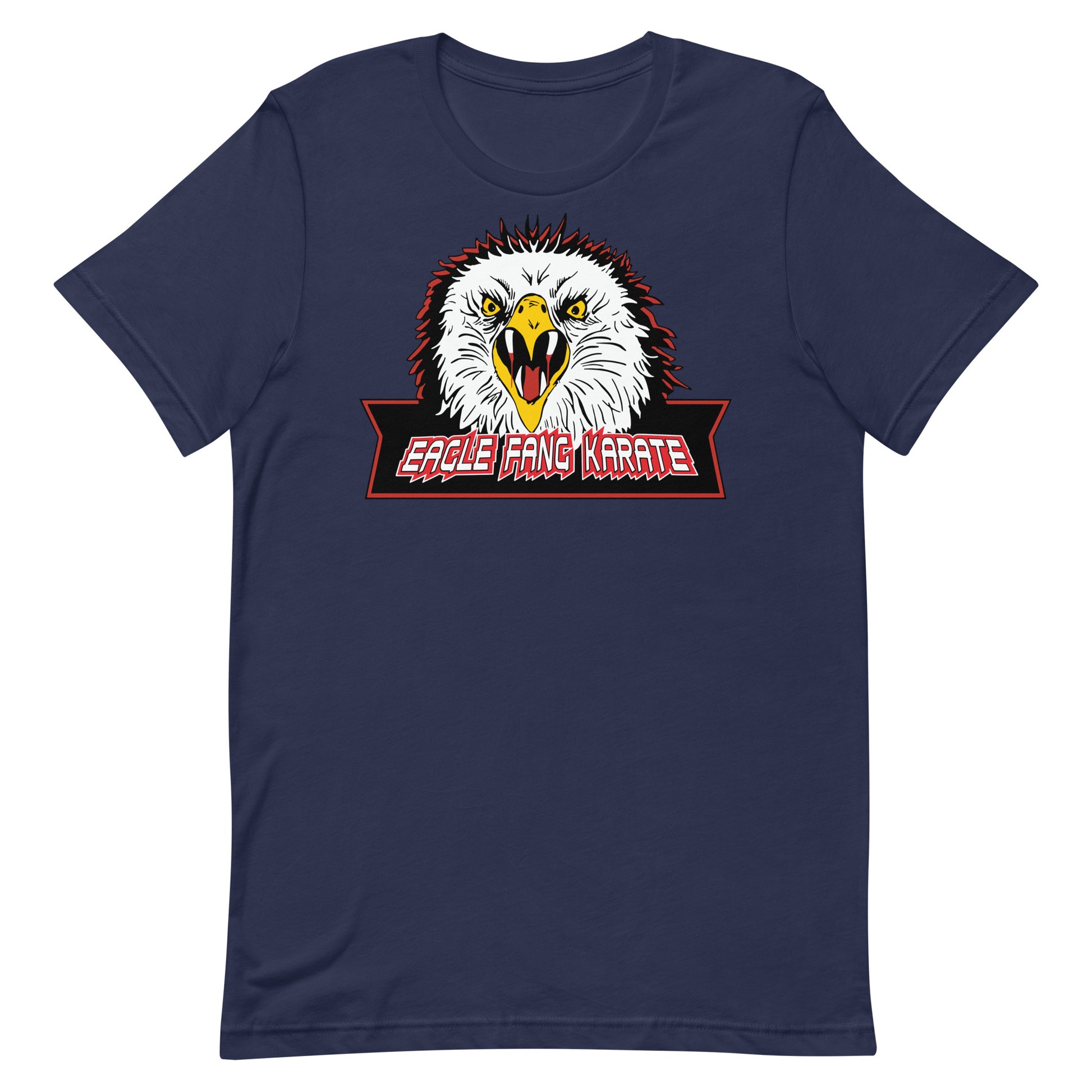 camiseta colmillo de aguila eagle fang karate azul marino
