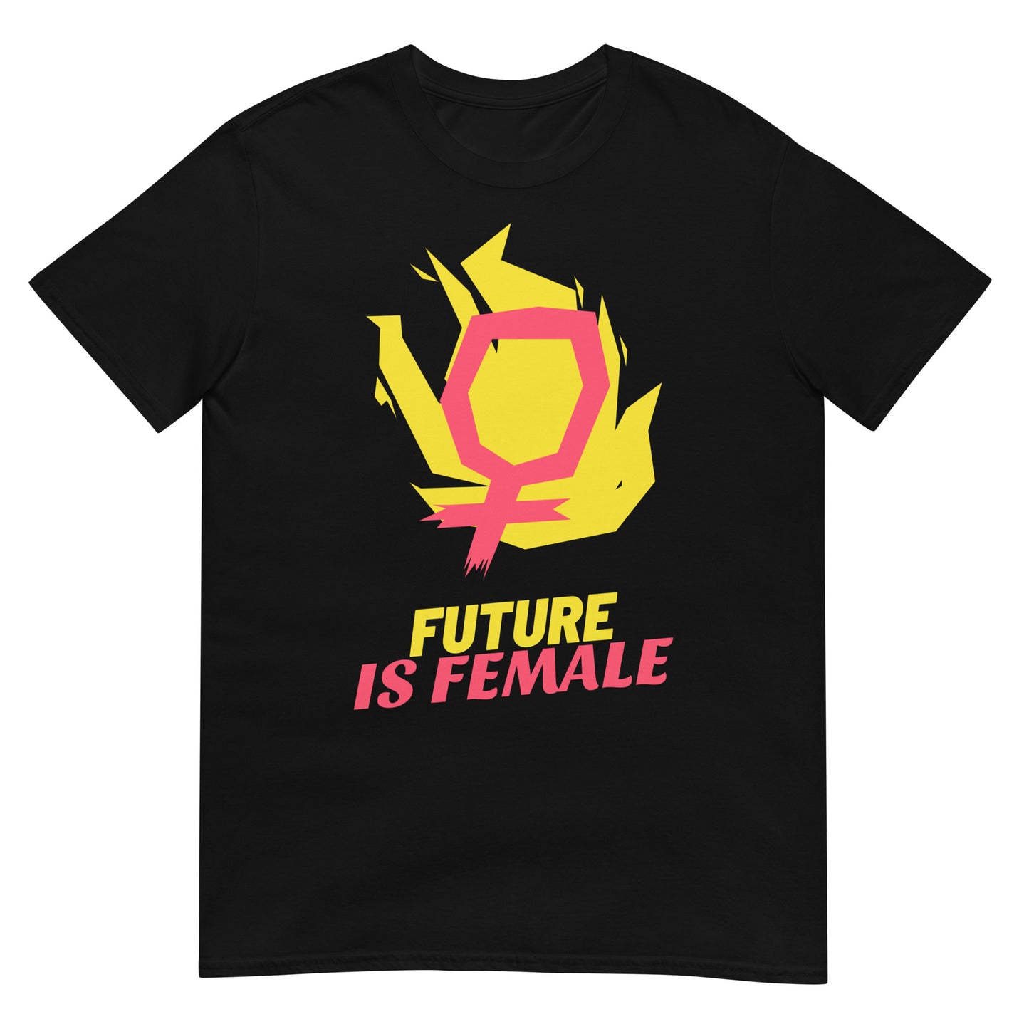 camiseta el futuro es femenino negra