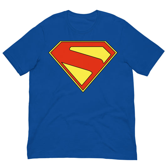 camiseta superman 2025 gunn corenswet el hombre de acero en color azul royal