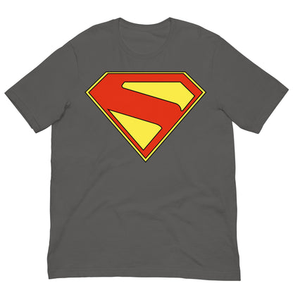 camiseta superman 2025 gunn corenswet el hombre de acero en color gris