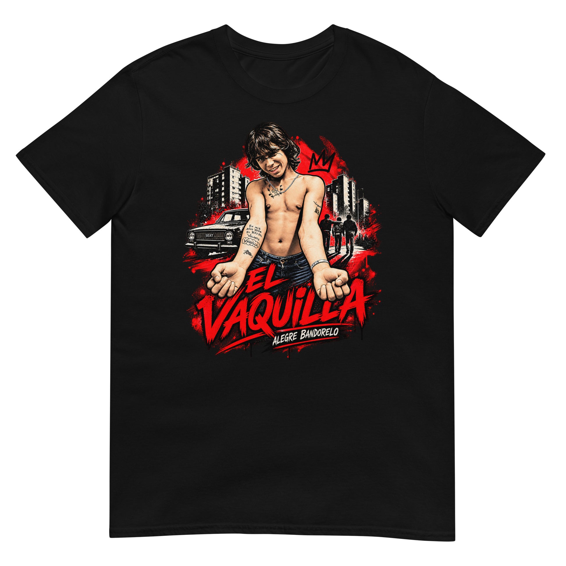 camiseta el vaquilla alegre bandolero negra