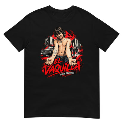 camiseta el vaquilla alegre bandolero negra
