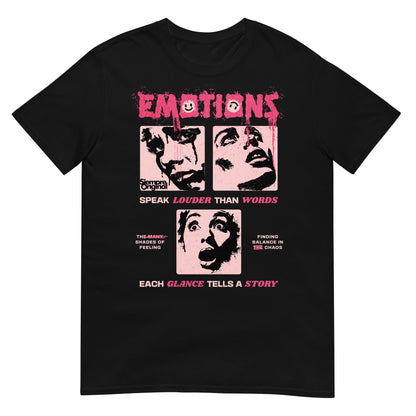 camiseta emociones urbana negra