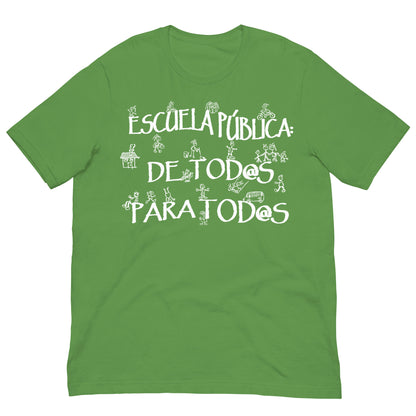 camiseta escuela publica educacion publica marea verde