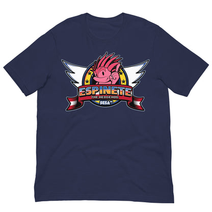 camiseta espinete estilo sonic azul marino