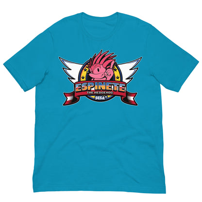 camiseta espinete estilo sonic azul