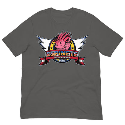 camiseta espinete estilo sonic gris