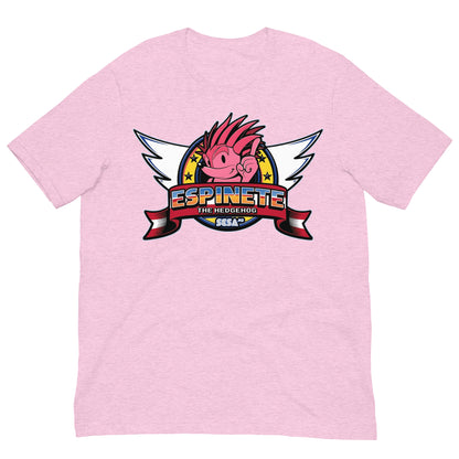 camiseta espinete estilo sonic rosa
