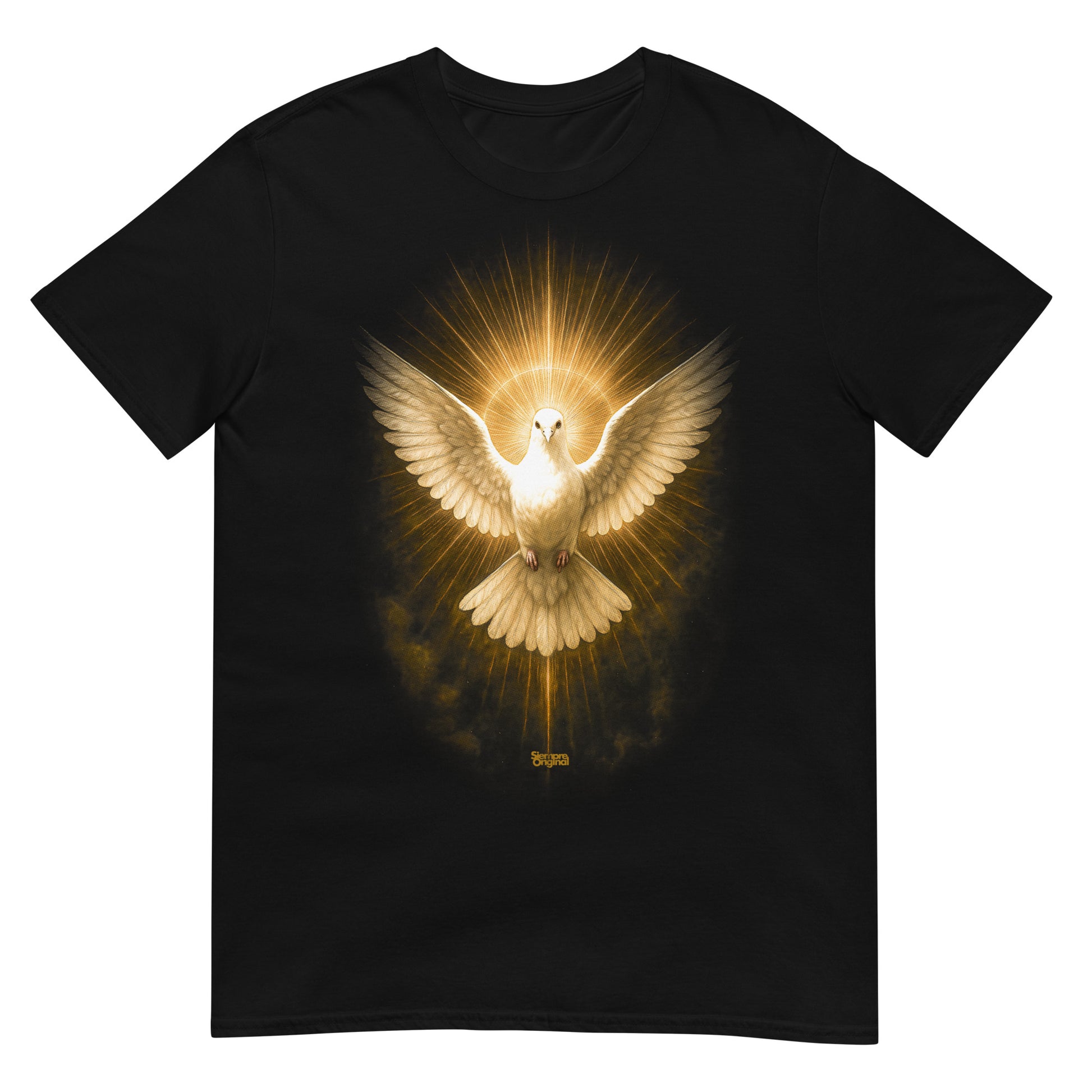 camiseta espiritu santo jesus en color negro