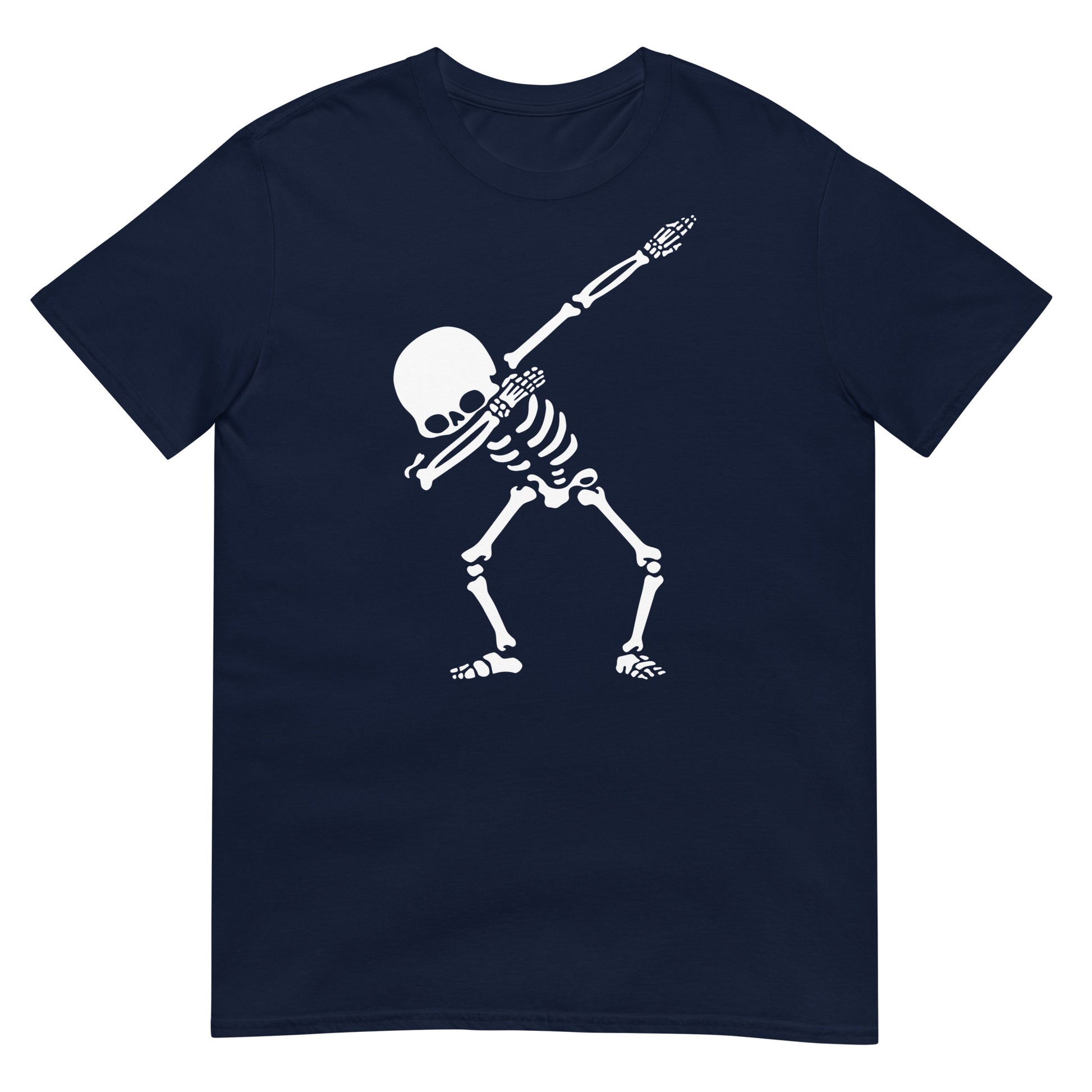 camiseta esqueleto dab azul marino