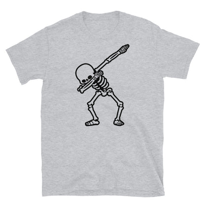 camiseta esqueleto dab gris