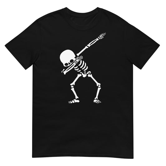 camiseta esqueleto dab negra