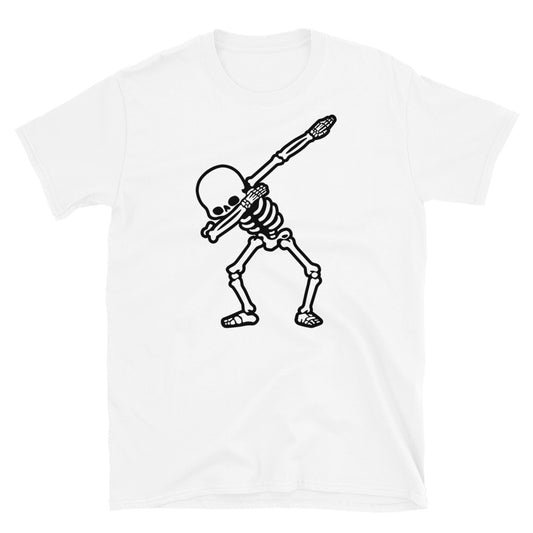 camiseta esqueleto dab blanca