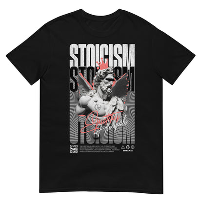 camiseta estoicismo arte clasico negra