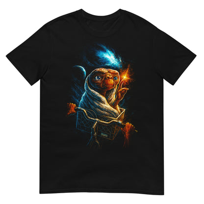 camiseta et el extraterrestre bicicleta negra
