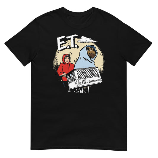 camiseta et el extraterrestre negra
