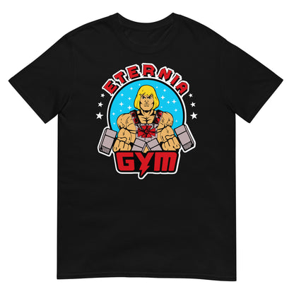camiseta eternia gym he man negra