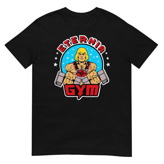 camiseta eternia gym he man negra