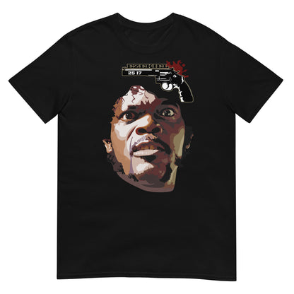 camiseta ezekiel 25 17 pulp fiction negra