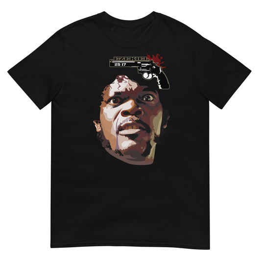 camiseta ezekiel 25 17 pulp fiction negra