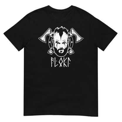 camiseta floki vikings en color negro