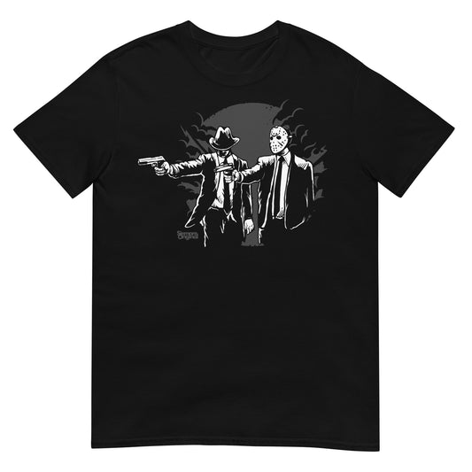 camiseta freddy jason pulp fiction negra