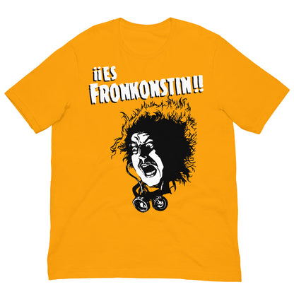 camiseta fronkonstin el jovencito frankenstein amarillo mostaza