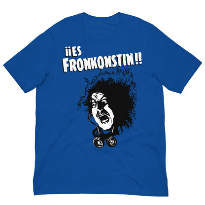 camiseta fronkonstin el jovencito frankenstein azul royal