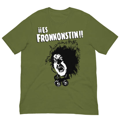 camiseta fronkonstin el jovencito frankenstein verde oliva