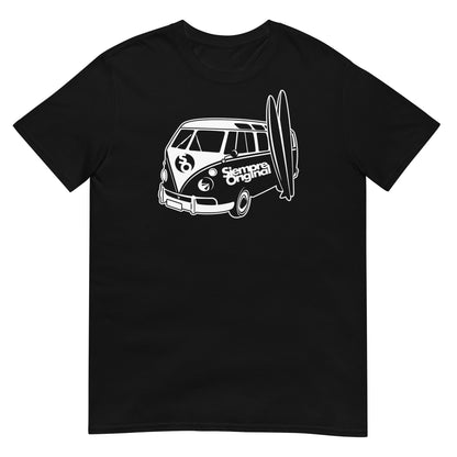camiseta furgoneta surf negra